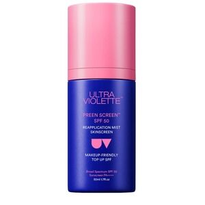 Ultra Violette NEW Preen Screen SPF 50 Facial‎ Sunscreen Mist 50 ML/1.7 FL OZ